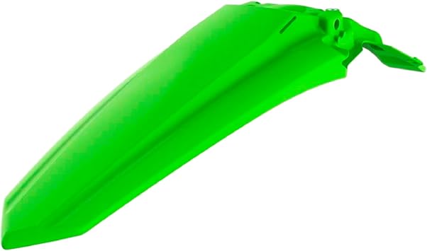 Polisport Motocross (MX) Rear Fender for Kawasaki KX-F 450 (2019-22) Dirt Bike OEM Quality, Durable, Flexible & Perfect Fit Green