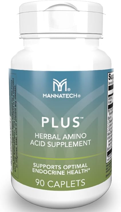 Mannatech Plus 90 | Contains Amino Acids, Plant Sterols, Wild Yam Extract, Aloe Vera, Endocrine Health Support, Gluten-Free Formula