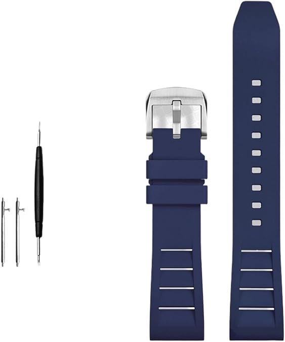 FKM Fluorine Rubber Watchband 20mm 21mm 22mm 24mm watches band sport watch strap