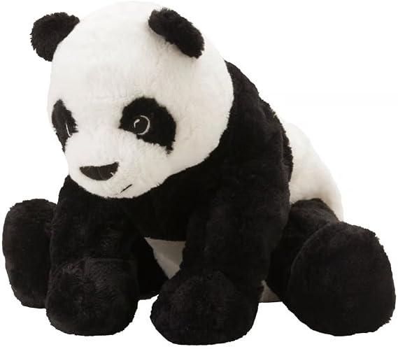 IKEA KRAMIG 902.213.18 Panda, Soft Toy, White, Black, 12.5 Inch, Stuffed Animla Plush Bear
