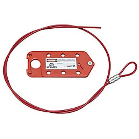 Zing Green Products 7132 RecycLockout Cable and Hasp Lockout Device, 6 Feet