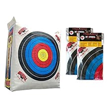 Morrell Weatherproof Supreme Range Adult Field Point Archery Bag Target with NASP Scoring Rings, Nucleus Center, and (2) Replacement Covers
