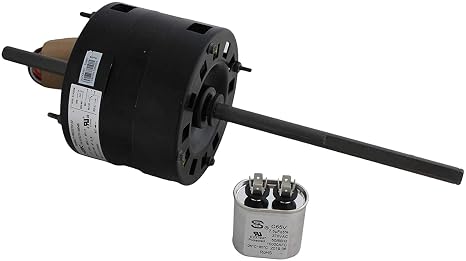 Coleman 1468-3069 Replacement RV Air Conditioner 1/3 HP 115 Volt 1625 RPM 2-Speed Motor | 1/3 HP, 2-speed RV air conditioner motor by NBK, 115V, 1625 RPM, Direct replacement for Coleman part 1468-3069