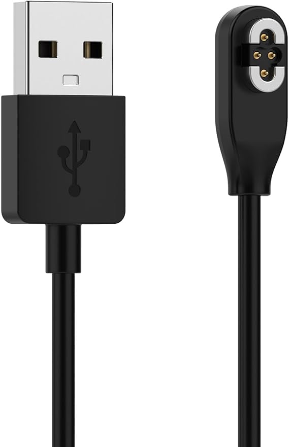 Disscool 交換用充電ドックケーブル Shokz OpenSwim Pro対応 USB磁気ケーブル充電器スタンド チップ保護スマートウォッチアクセサリー付き 1M/3.3フィート、ブラック