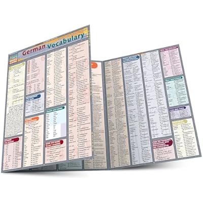 German Vocabulary: QuickStudy Laminated Reference Guide QuickStudy Academic