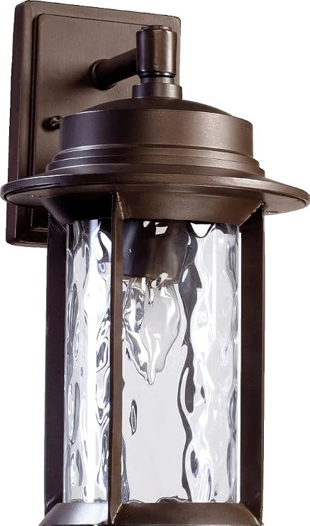 Quorum 7246-7-86 Traditional One Light Wall Mount from Charter collection in Bronze / Dark finish