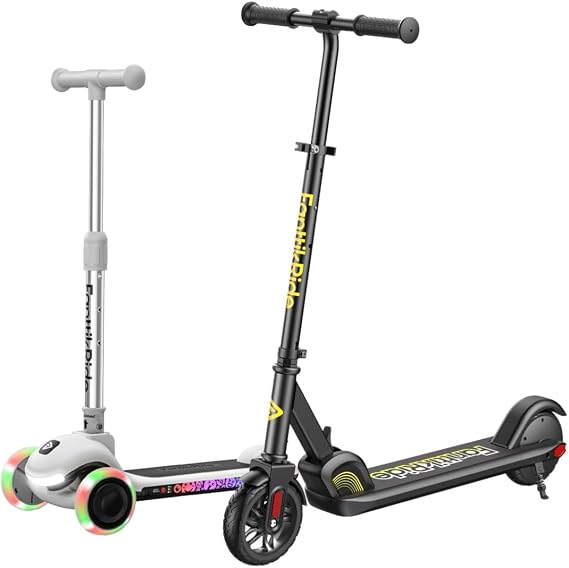 FanttikRide C9 Electric Scooter Black & FanttikRide K9 Pro Electric Scooter Gray
