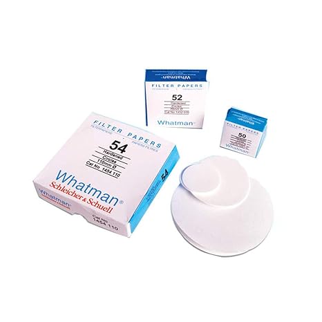 Whatman 1450-110 Hardened Low Ash Quantitative Filter Paper, 11.0cm Diameter, 2.7 Micron, Grade 50 (Pack of 100)