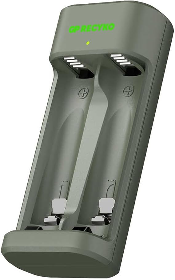 GP E221 USB CHARGER (Battery-Free Model) 2 Channel for both AA and AAA rechargeable batteries