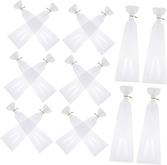 100sets Bees Wax Bread Bag Long French Bread Storage Bags Reusable Baking and Party Treats Packaging