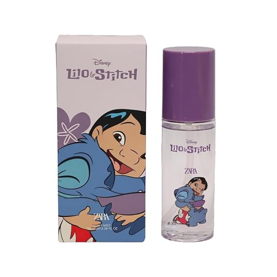 Zara Lielo & Stitch Body Mist for Girls Fruity Floral Perfume Spray Pineapple Sandalwood & Tiare Flower Scent 100ml (3.4 fl. oz)