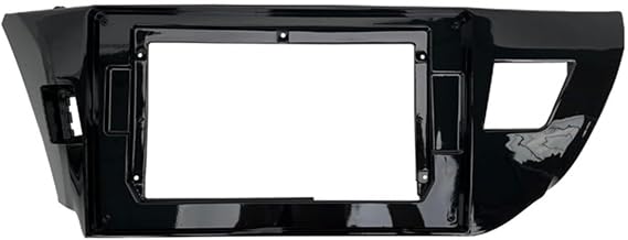WOZLO Auto Parts Fit for Toyota Fit for Corolla Levin 2014 2015 2016 2017 2018 Car Radio Frame Adapter Android Player 2 Din Head Unit Cover Fashionable(10inch LHD Frame A)