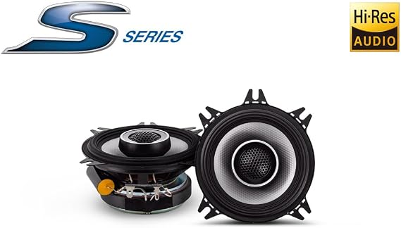 Alpine S2-S40 10 cm (4”) 2 Yollu Koaksiyel Hoparlör, Hi-Res Audio, 55W RMS / 140W Peak, 4 Ohm, Kompakt Araç İçi Ses Sistemi