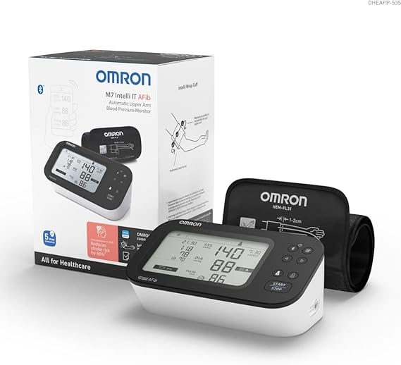 Omron M7 Intelli IT Afib HEM-7380T1-EBK Koldan Dijital Tansiyon Aleti
