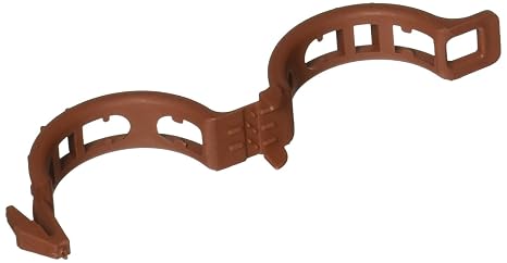 Mega Twine Clips, 25 mm, Terracotta, 100 Pack