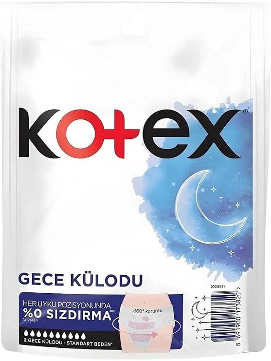 Kotex Regl Gece Külodu 2'Li