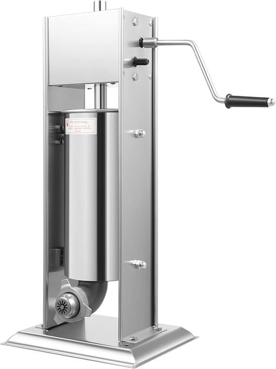 Commercial Churro Maker Machine, 5L Stainless Steel Manual Spanish Donuts Churrera Making Machine Vertical Churro Machine with 4 Nozzles for Home Restaurants Bakeries Cafeterias