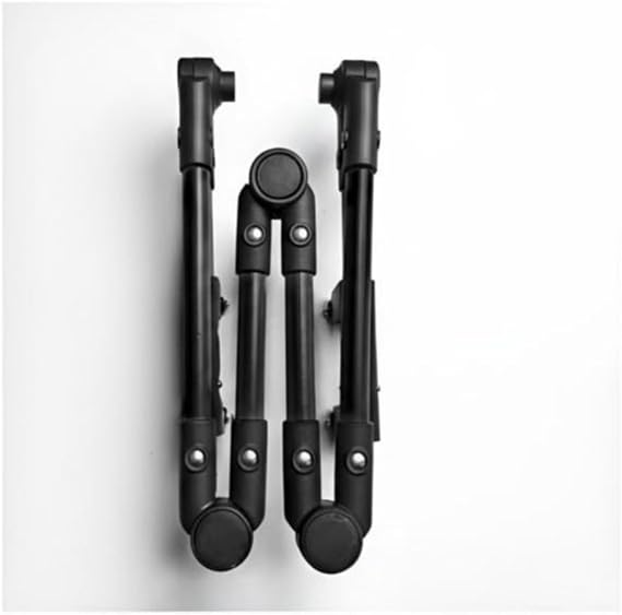 Trolley Handle Folding Wagon Push Handle Easy to Install Detachable Universal Foldable Adjustable Replace Part, Push Pull Bar, Black