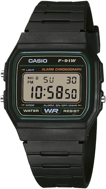Casio F-91W-3DG Kol Saati, Standart, Digital, Siyah, Unisex