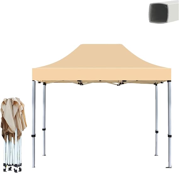 Toldo desplegable Carpa Plegable 3 Adjustable Heights, Portable Tent Canopy Easy to store Insulation Breathable and Ventilated, Cenador de Jardin Impermeable for Outdoor Camping BBQ Park Beach(