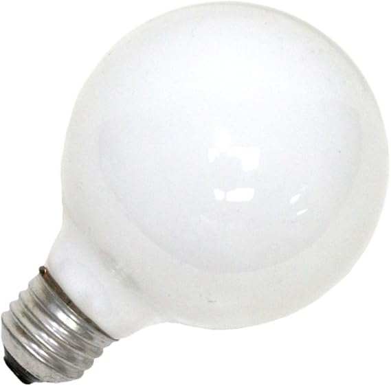 Sylvania Double Life Incandescent G25 E26 40 Watt Vanity Light Bulbs 1 Pack