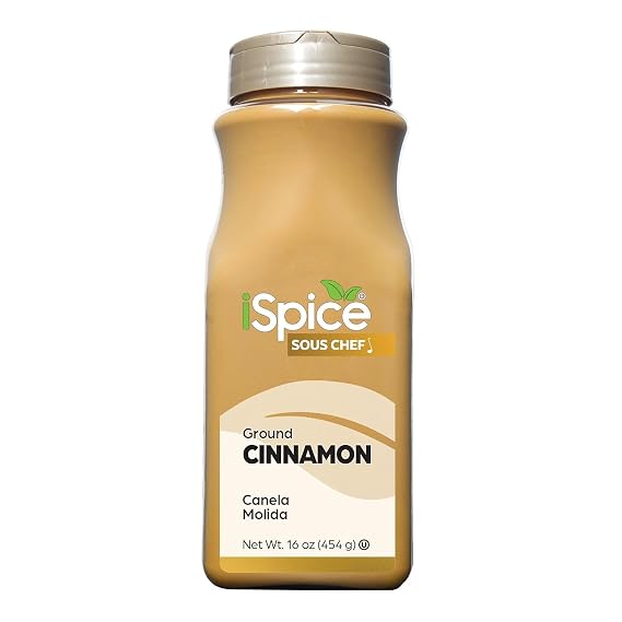 iSpice PREMIUM GROUND CINNAMON Variation | CINNAMON STICKS|CINNAMON SUGAR SPRINKLE| Pure and Fresh |Essential Kitchen Spice (16 oz Cinnamon Ground)
