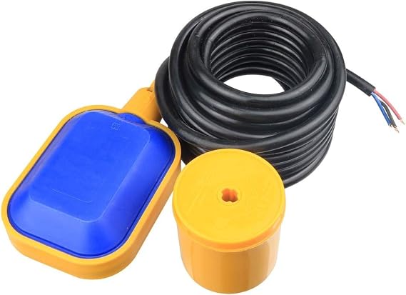 3M (9.8ft)Cable Float Switch Water Level Controller for Sump Pump, Water Tank
