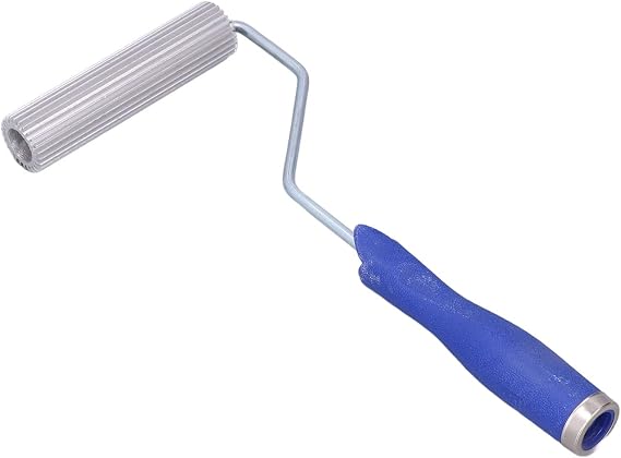 Fiberglass Roller 30x125mm Aluminium Alloy Fiberglass Roller Bubble Paddle Tool Glass Fiber Roller Tool