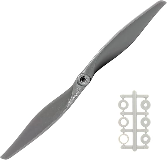 XOAR x Gemfan RC Propellers Vortex 16x10 16 Inch 2 Blade Electric Glass Fiber Nylon Propeller for Electric RC Planes (16 x 10, Tractor)