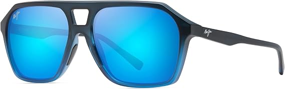 Maui Jim Polarized Men's Wedges Aviator Sunglasses