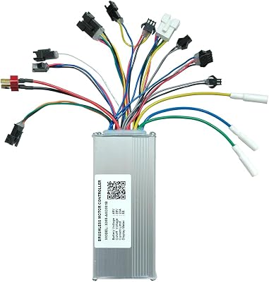 E-Bike Controller 48V 23A Brushless DC Motor Speed Controller X055-AXC001B Universal for Electric Bike, Mountain Bike, Fat Tire Bike Display Screen Meter UART 5S