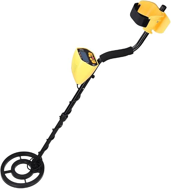 AW Waterproof Metal Detector Gold Digger Treasure Hunter with LCD Display Search Finder Volume Control Unique Tone