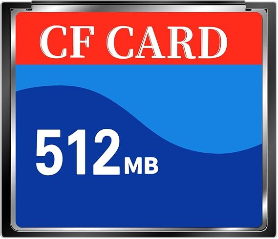 Original CF 512MB Card Type I for Camera Numerical Control Machine Tool Storage Card