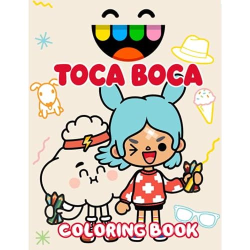 Toca Boca Coloring Book: The Efficient Method To Relax, Reduce Stress And Have More Fun. Paperback – July 16, 2021