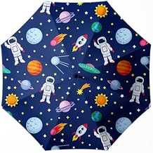 Automatic Compact Small Travel Folding Umbrella for Women, Portable & Lightweight with Windproof and UPF 50+ Sun & Rain Protection