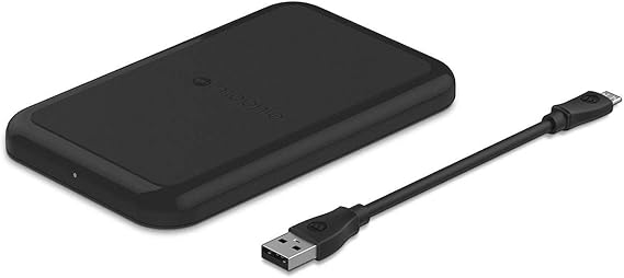 Mophie Charge Force Wireless Charge Pad - Qi Wireless Charging for Apple iPhone X, iPhone 8, iPhone 8 Plus, and Qi Enabled Smartphones and Juice Packs - Black