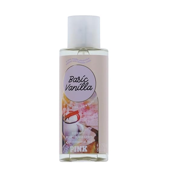 Victoria's Secret Pink Fragrance Mist 8.4 Fl Oz (Basic Vanilla)