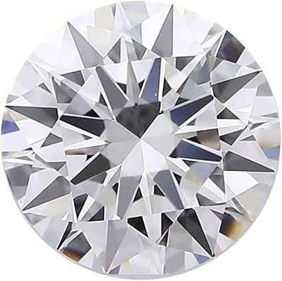 REAL-GEMS IGI Certified 2.1 Ct.8.15 mm Round Cut Diamond, White F Color & SI1 Clarity CVD Diamond, Lab-Grown Diamond For Jewelry Making