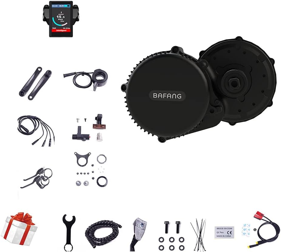 BBSHD1000wミッドドライブBBS03E-バイクキット自転車モーターキット大人用電動自転車変換キットBafangMTBシティバイクLCD850cディスプレイ付き