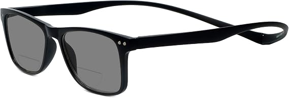 Magz Astoria Polarized Bifocal Sunglasses with UV Protection - Magnetic Neck Connection | Clear Distance and Close-Up Vision