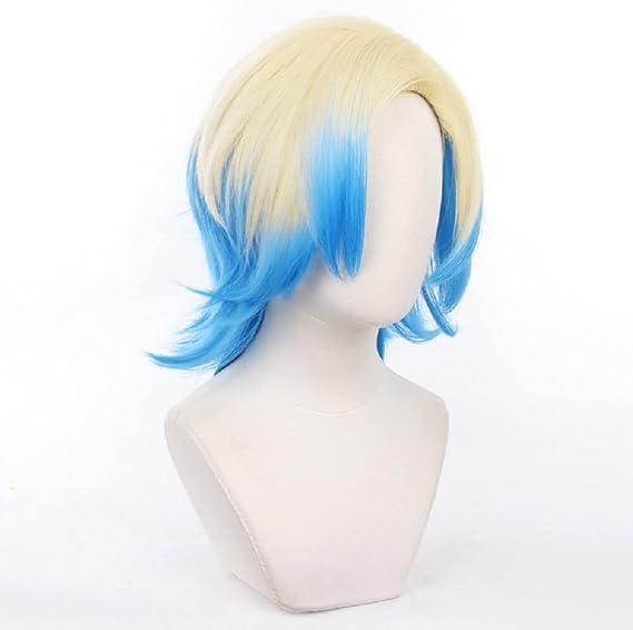 Wig 【BLUE LOCK: Michael Kaiser】 Cosplay Wig Hairpiece Synthetic Hair Carnival Halloween Wigs Party Woman/Man Toup Wiggery