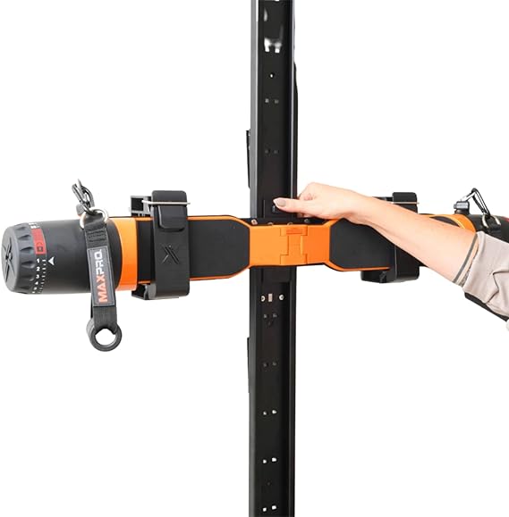 MAXPRO SlimLine Wall Track: Wall-Mounted Training for MAXPRO SmartConnect | Space-Saving Solution for Portable Cable Machine, High-Strength Aluminum, One-Button Easy Operation, Home Gym Sold Separately