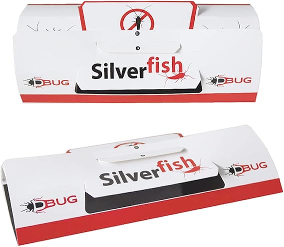 DBUG Silverfish Trap - Non Toxic - Easy To Use - Greyfish Killer Traps - Highly Effective - Pack of 6