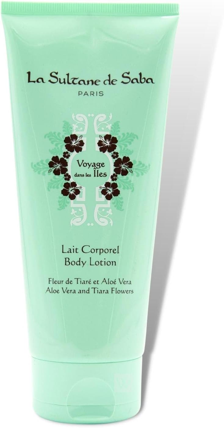 La Sultane de Saba Tiare Flower Aloe Vera Body Lotion Voyage dans les Iles