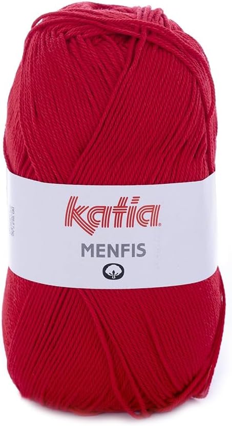 Katia Menfis - Colour: Rojo (28) - 100 g / approx. 240 m Wool