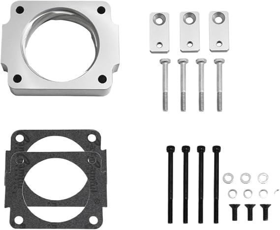 1set Throttle Body Spacer Compatible with Crown Vic-to-ria E-150 E-150 F-150 Mustang Ranger Lin-coln Navigator Town Car 4.6 5.4L