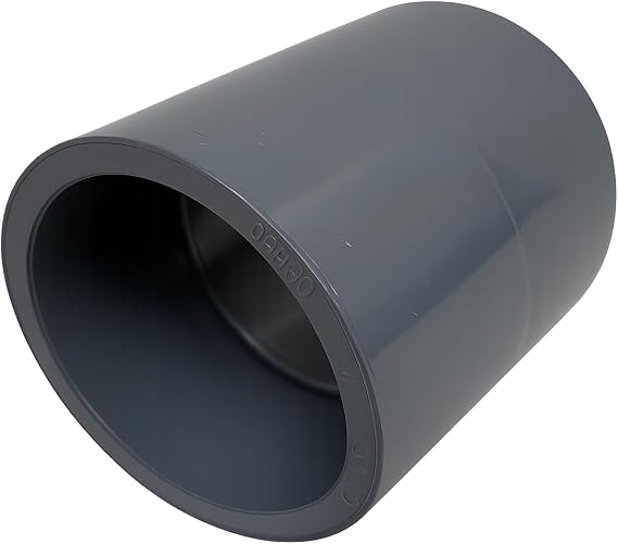 (5 Pack) ERA Schedule 80 CPVC 1 Inch Straight Coupling, Socket x Socket