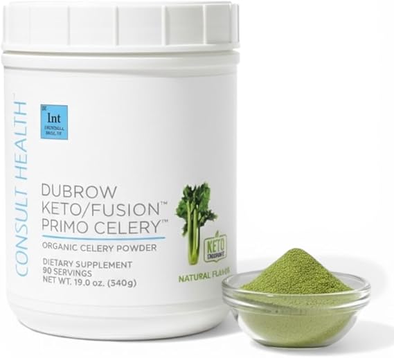 Primo Celery Organic Instant Juice Drink Mix Powder for Gut Health Non-GMO 19.0 oz