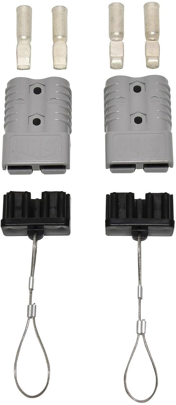 Superwinch 2236 Quick Connect, commercial grade terminals (pair) with covers, for winches 5000 lb capacity & over