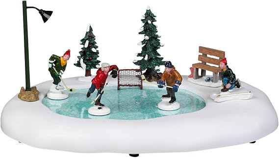 Lemax After School Hockey Match, Battery Operated (4.5V) #94017